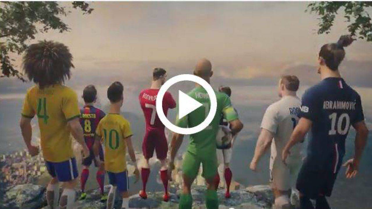 Neymar, Cristiano Ronaldo e Ibra viram desenho animado em vídeo