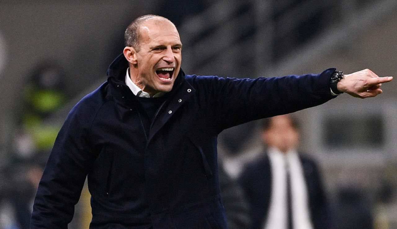 Massimiliano Allegri urla