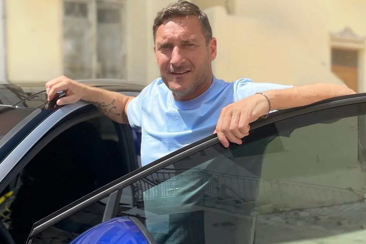 Cristian Totti vicino al passaggio al Frosinone