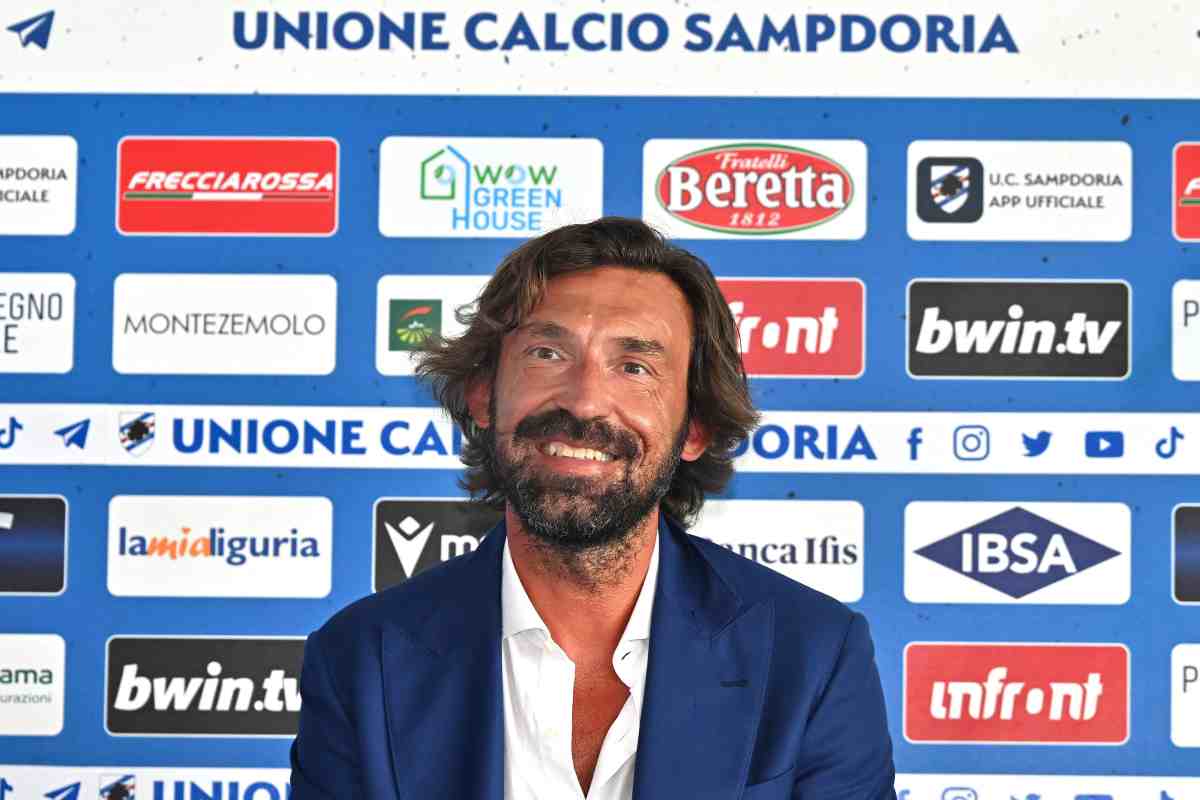 Andrea Pirlo ai tempi della Sampdoria