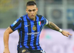 Lautaro Martinez in azione