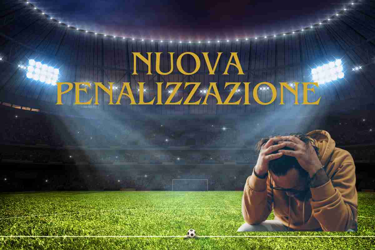 Campionato stravolto: penalizzazione per una big