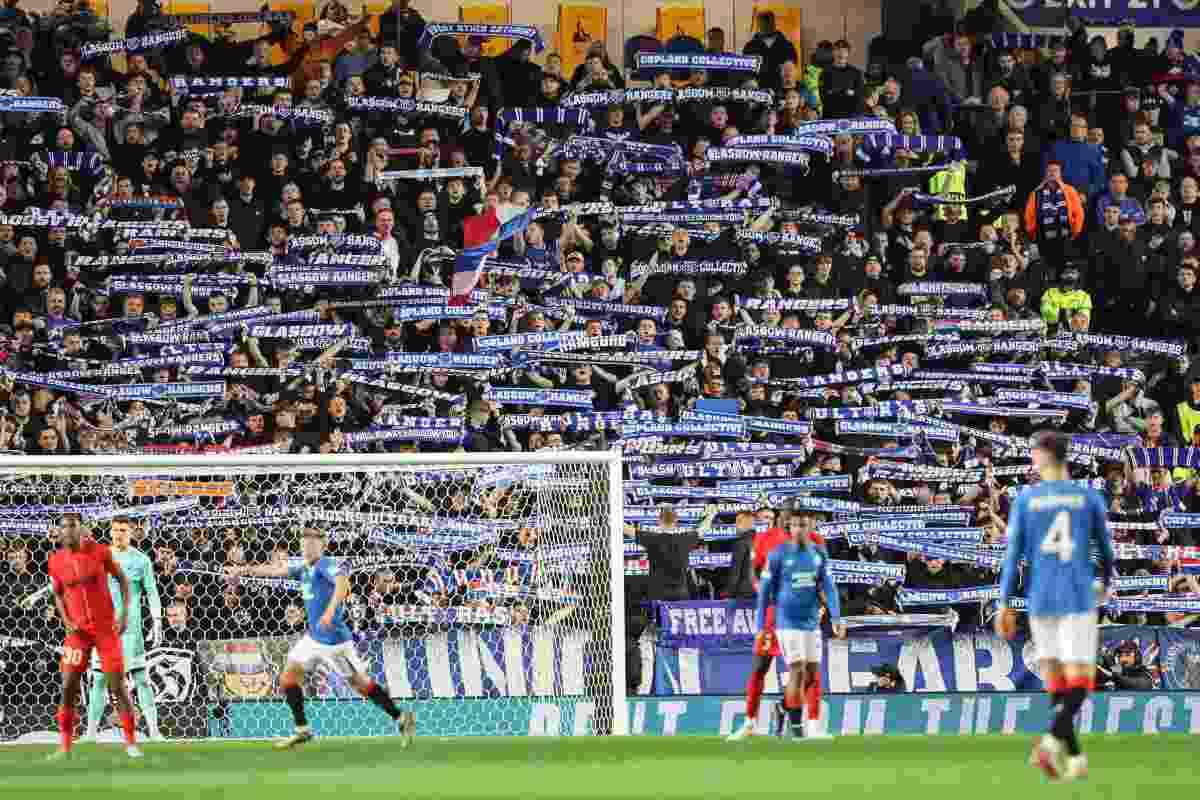 La curva dei Glasgow Rangers