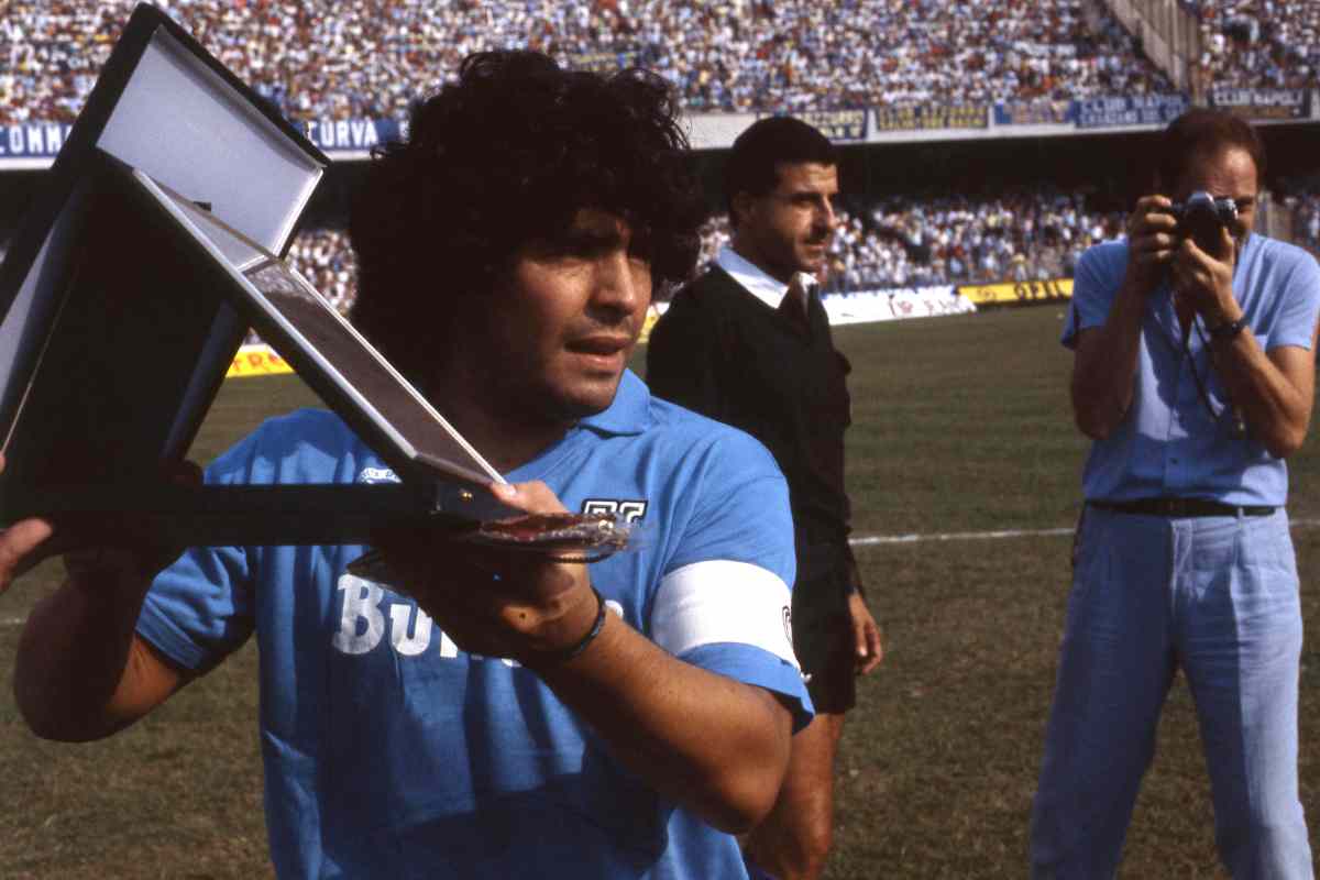 Maradona, retroscena sull'esordio