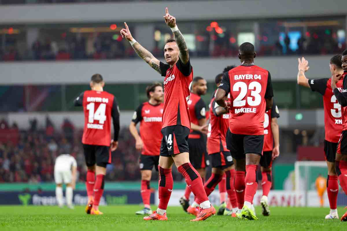 I giocatori del Bayer Leverkusen