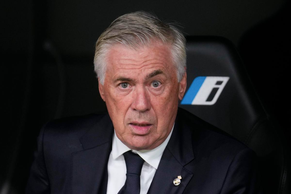 Carlo Ancelotti in panchina