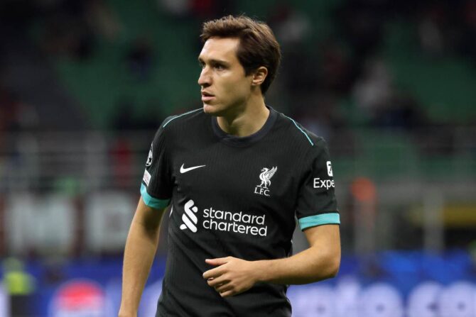 Federico Chiesa in campo