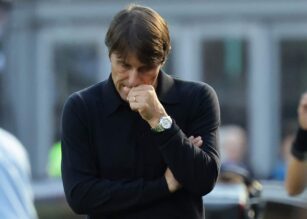 Conte preoccupato durante Napoli-Atalanta