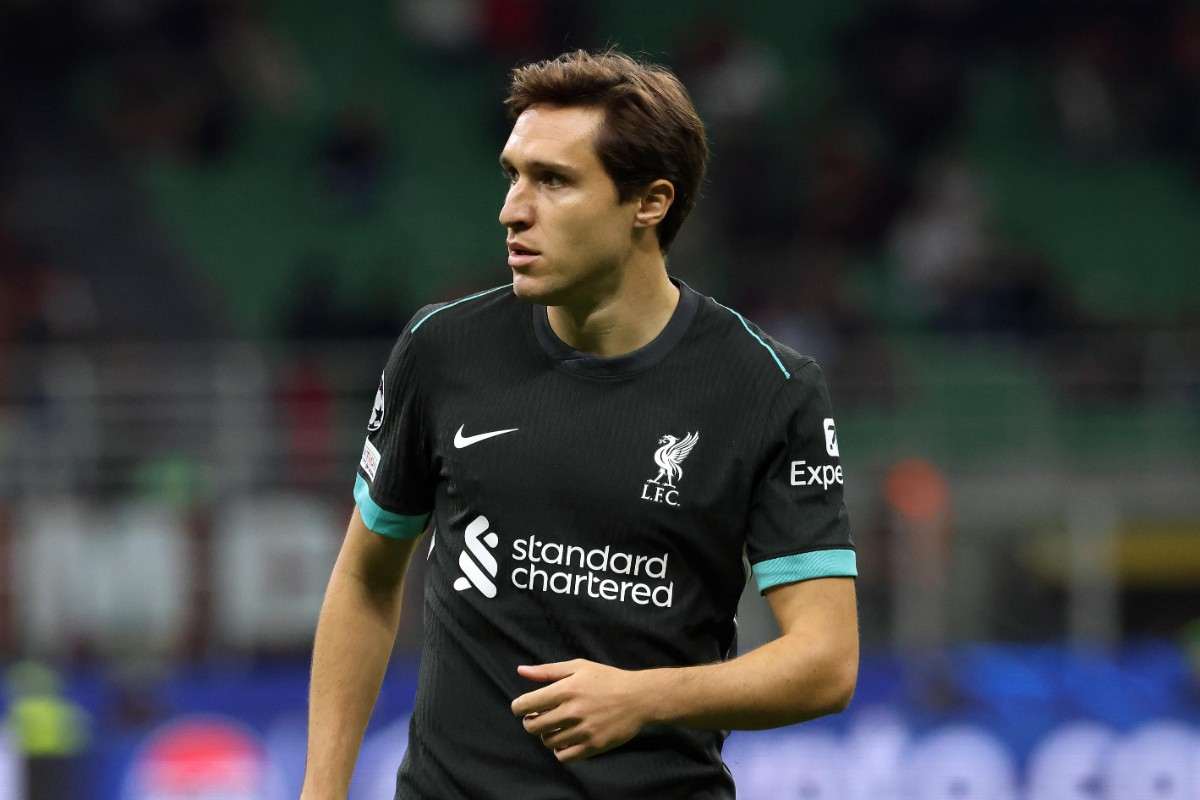 Federico Chiesa in maglia Liverpool