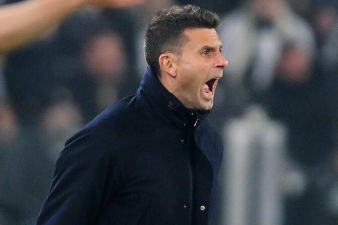 Thiago Motta sulla panchina della Juve