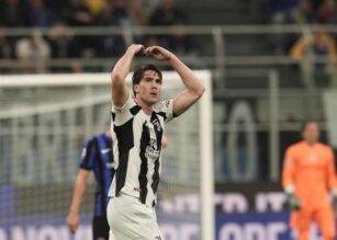 Il centravanti della Juventus Dusan Vlahovic