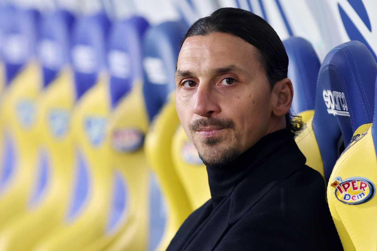 Ibrahimovic in panchina