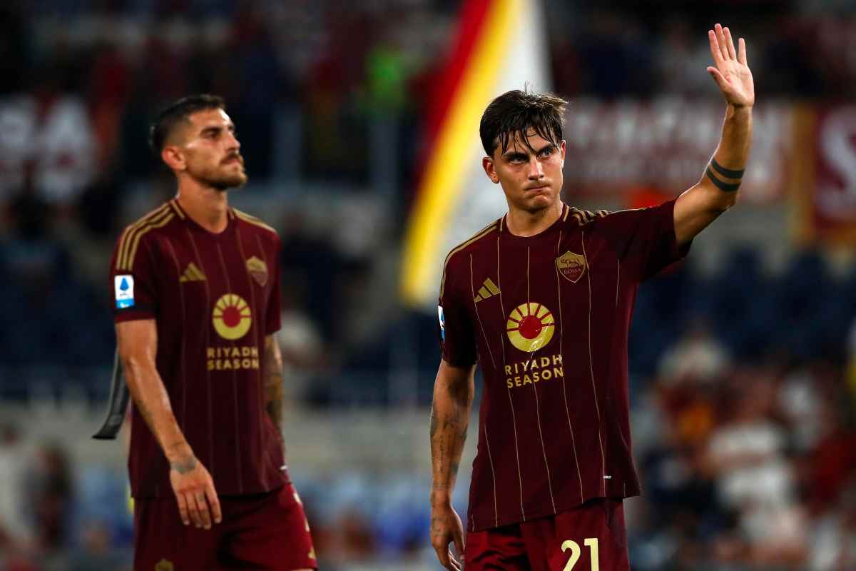 Pellegrini e Dybala in maglia Roma