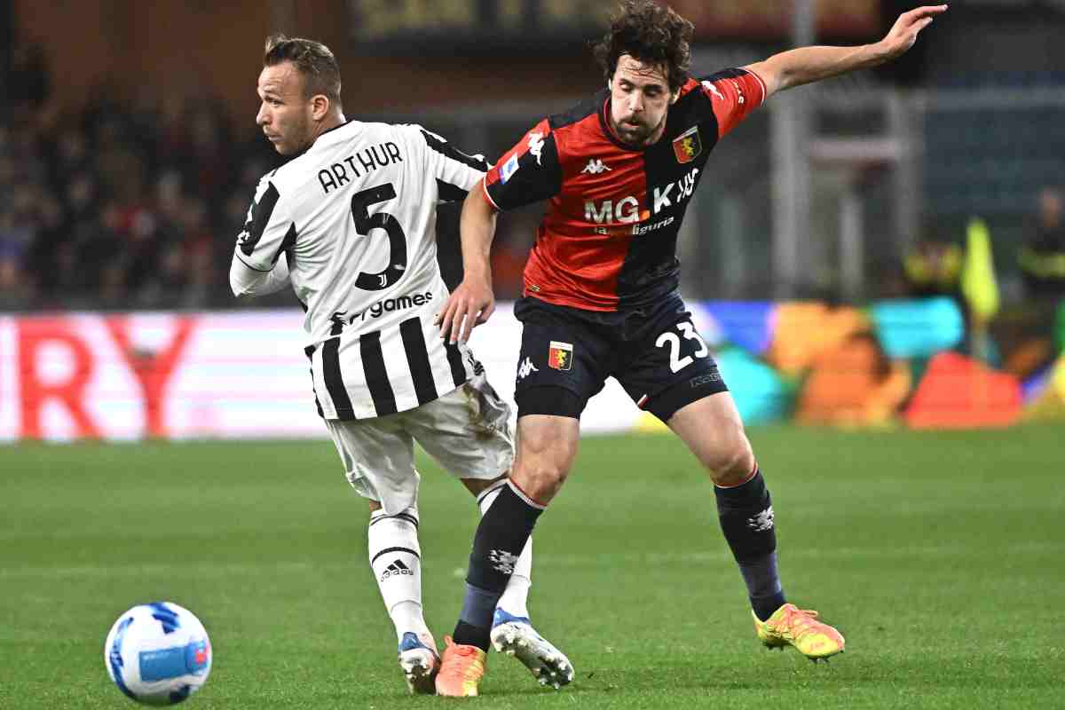 Arthur con la maglia della Juventus