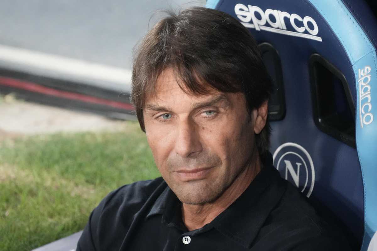 Conte sulla panchina del Napoli