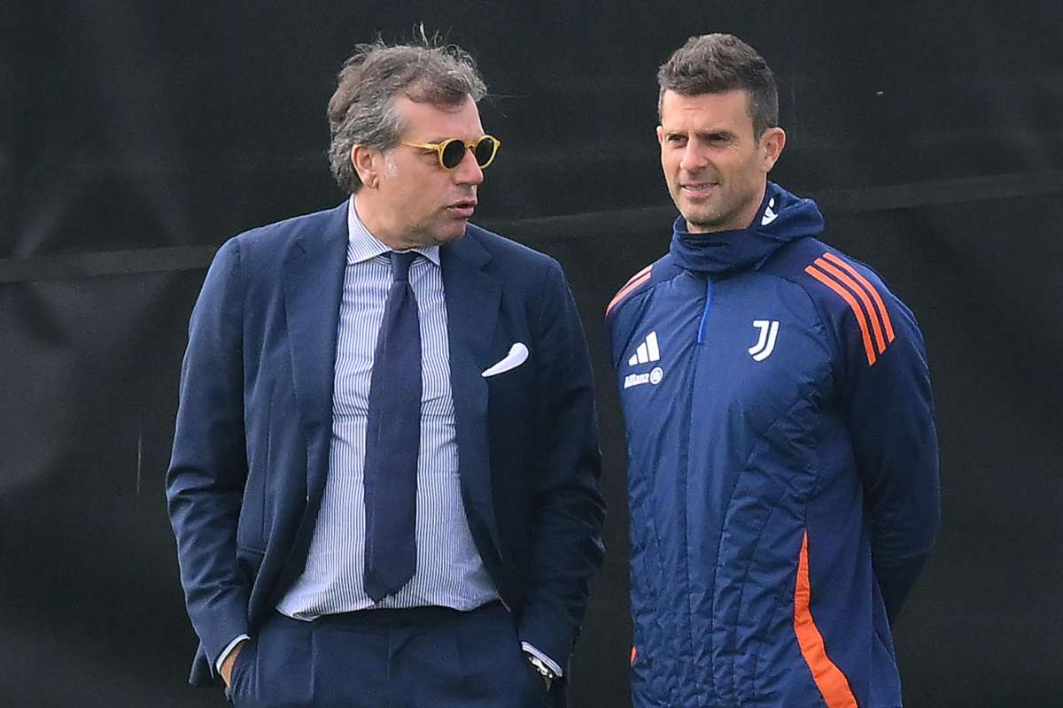 Giuntoli e Thiago Motta a colloquio