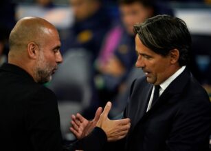 Pep Guardiola e Simone Inzaghi