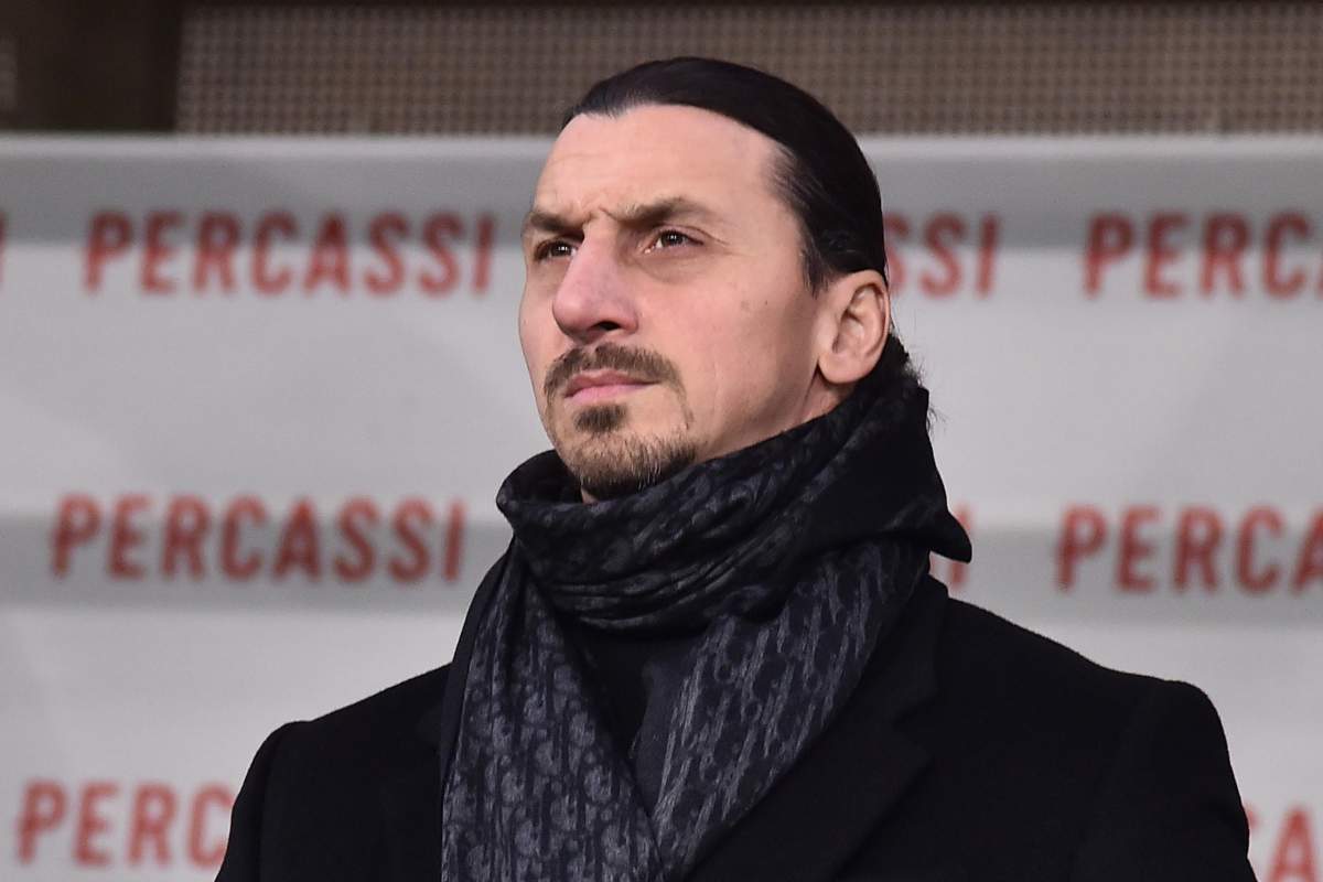 Ibrahimovic durante Atalanta-Milan