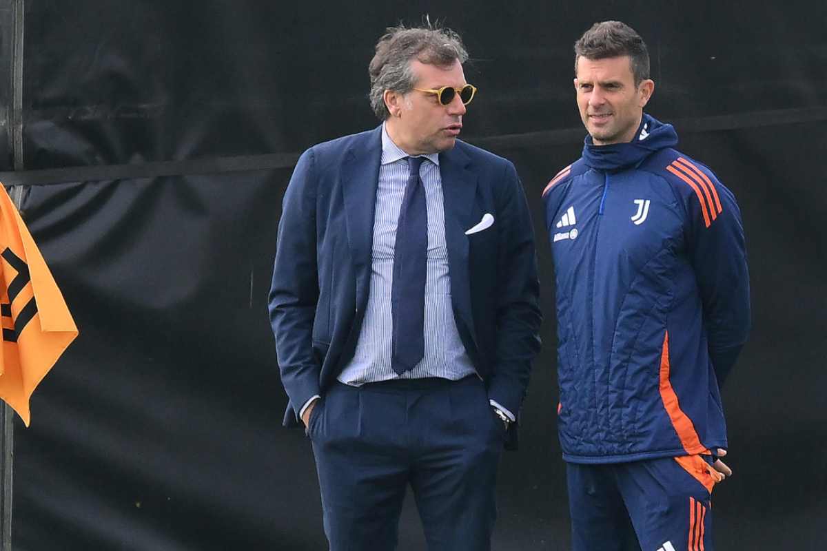 Giuntoli e Thiago Motta