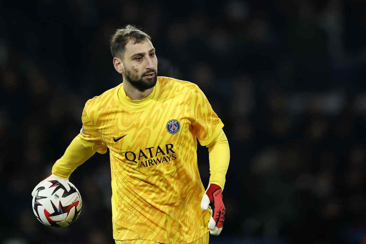 Donnarumma con la maglia del PSG